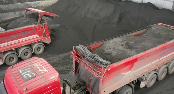 Conveyor belt semi-trailer