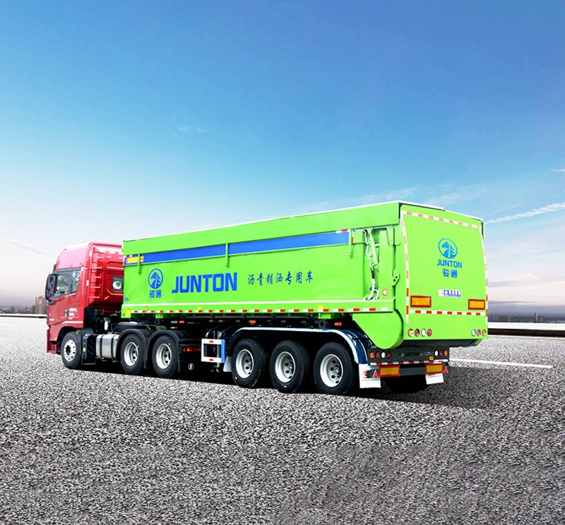 Conveyor belt semi-trailer