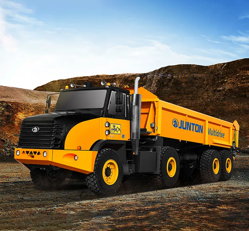 Multi-drive articulated mining truck