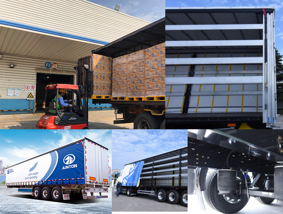 JUNTON CURTAINSIDE SEMI-TRAILER PRODUCTION TECHNOLOGY