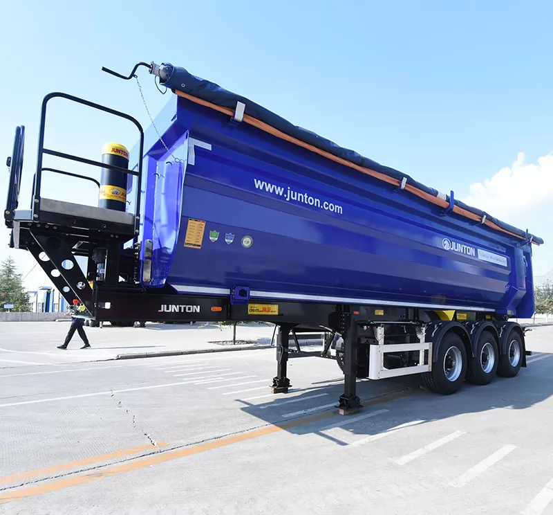 Front-tipper Semi-trailer for Russia market